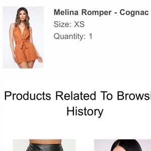 Fashion nova romper ! Brand new